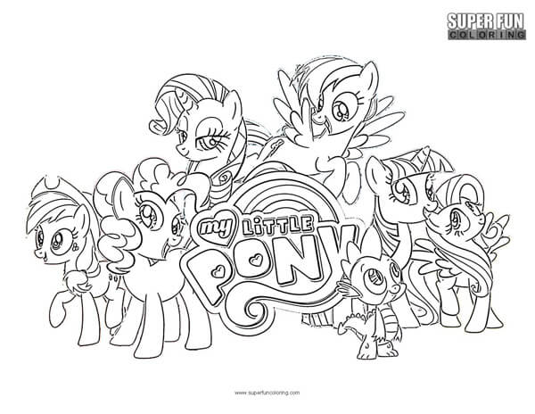 My Little Pony Coloring Page - Super Fun Coloring